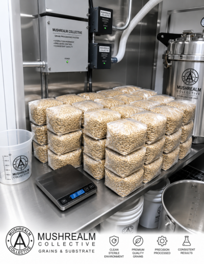 Mushrealm 2.5lb Grain Spawn Bag